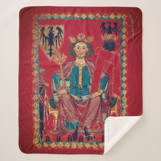 De kroon sherpa deken (Voorkant)