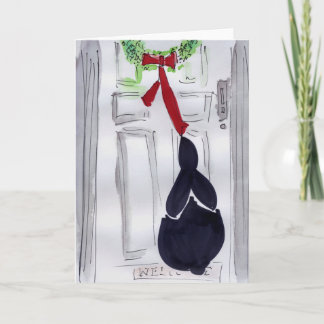 De Kroon van de deur Feestdagen Kaart