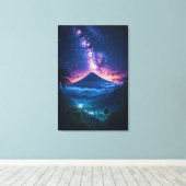 De Kroon van de Javaanse Hemel Canvas Afdruk (Insitu (Houten vloer))