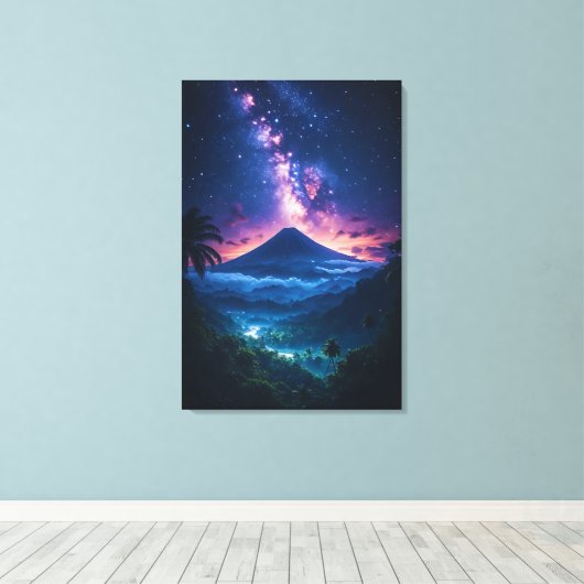 De Kroon van de Javaanse Hemel Canvas Afdruk (Insitu (Houten vloer))