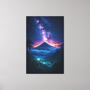 De kroon van de Javaanse lucht Canvas Afdruk