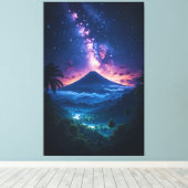 De kroon van de Javaanse lucht Canvas Afdruk (Insitu (Houten vloer))