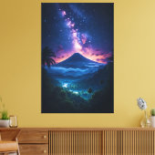 De kroon van de Javaanse lucht Canvas Afdruk (Insitu (Woonkamer))