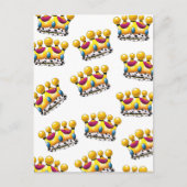 De kroon van de koning briefkaart (Voorkant)