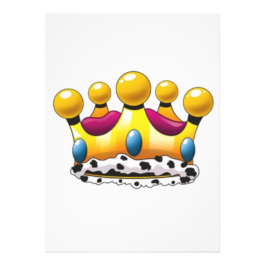 De kroon van de koning foto afdruk (Voorkant)