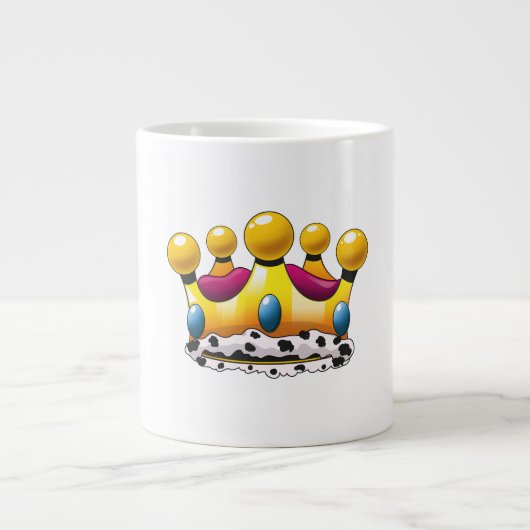 De kroon van de koning grote koffiekop (Voorkant)