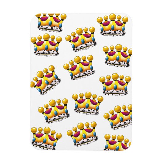 De kroon van de koning magneet (Verticaal)