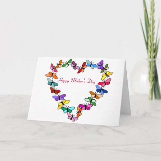 De kroon van de vlinder, de Gelukkige kaart van (Voorkant)