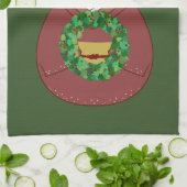 De Kroon van Kerstmis van Kokeshi Theedoek (Gevouwen)