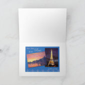 De Kroon van Kerstmis van Noel Notre Dame van Feestdagen Kaart (Binnen)