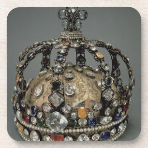 De kroon van Louis XV, 1722 (geled zilver, vervang Drankjes Onderzetter