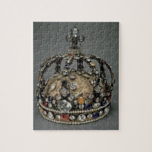 De kroon van Louis XV, 1722 (geled zilver, vervang Legpuzzel (Verticaal)