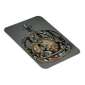 De kroon van Louis XV, 1722 (geled zilver, vervang Magneet (Rechterzijde)