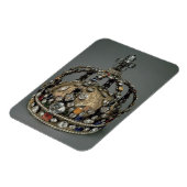 De kroon van Louis XV, 1722 (geled zilver, vervang Magneet (Linkerzijde)