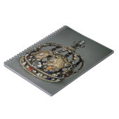 De kroon van Louis XV, 1722 (geled zilver, vervang Notitieboek (Linkerzijde)