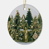 De kroon van St. Louis, 13e eeuw (zilvergif) Keramisch Ornament (Links)