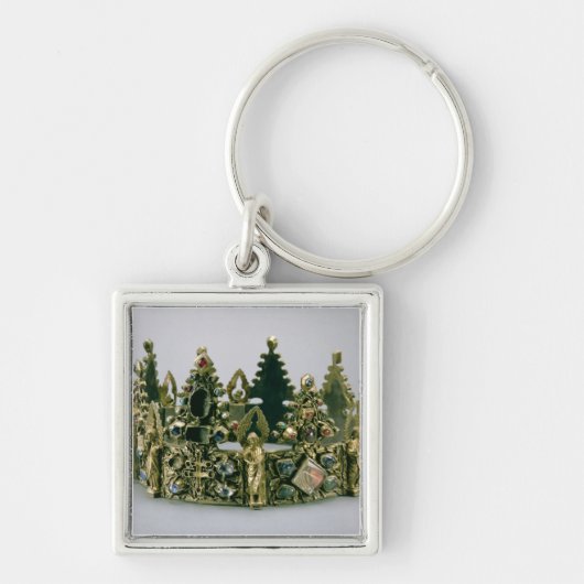 De kroon van St. Louis, 13e eeuw (zilvergif) Sleutelhanger (Voorkant)