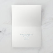 De Kroon van Wildflower met Vlinder | dankt u Bedankkaart (Binnen)