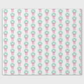 De kroon verpakkend document van de vakantie door cadeaupapier (Vlak)