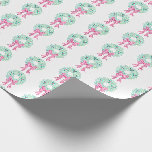 De kroon verpakkend document van de vakantie door cadeaupapier (Hoek)