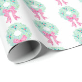 De kroon verpakkend document van de vakantie door cadeaupapier (Rol Hoek)