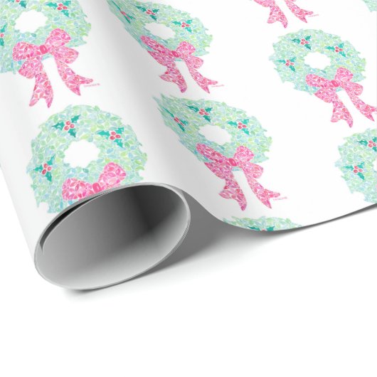 De kroon verpakkend document van de vakantie door cadeaupapier (Rol Hoek)