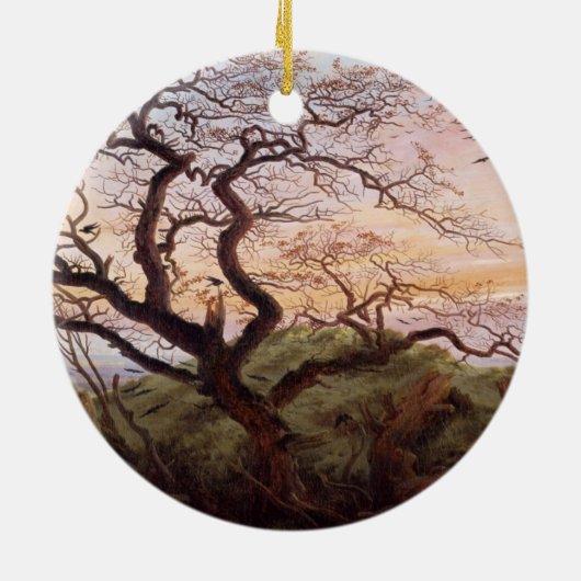 De kroonboom, 1822 keramisch ornament (Achterkant)