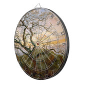 De kroonboom (door Caspar David Friedrich) Dartbord (Voorkant Rechts)