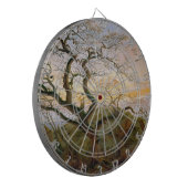 De kroonboom (door Caspar David Friedrich) Dartbord (Voorkant Links)