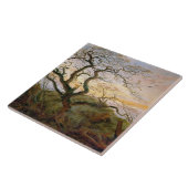 De kroonboom (door Caspar David Friedrich) Tegeltje (Zijkant)