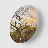 De kroonboom van Caspar David Friedrich Ronde Klok (Hoek)