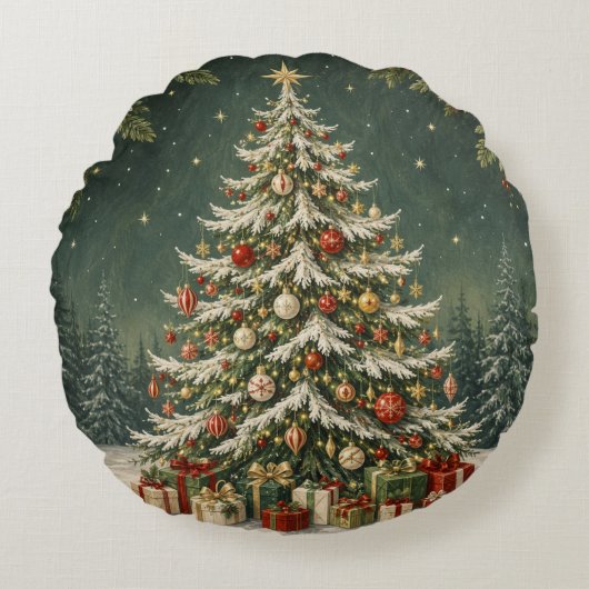De Kroonjuweel van het Winterwoud Rond Kussen (Voorkant)