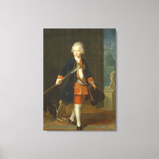 De kroonprins Frederick II Canvas Afdruk (Voorkant)