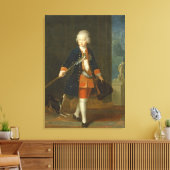 De kroonprins Frederick II Canvas Afdruk (Insitu (Woonkamer))