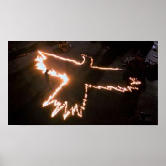 DE KROUW Fire Bird Poster (Voorkant)