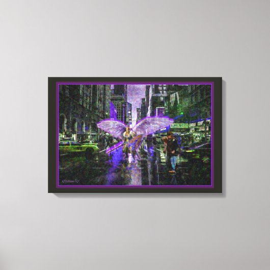 De kruidgassolie 24x16 gestrekte doek canvas afdruk (Voorkant)