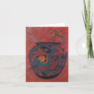 De Kruik Notecard van de Ziel van Zuni Kaart