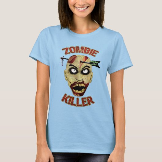 De Kruisboog van de Moordenaar van de zombie T-shirt (Voorkant)