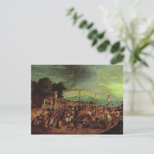 De kruisiging briefkaart (Staand voorkant)