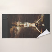 De Kruisiging door Bartolome Esteban Murillo Badhanddoek (Badhanddoek)