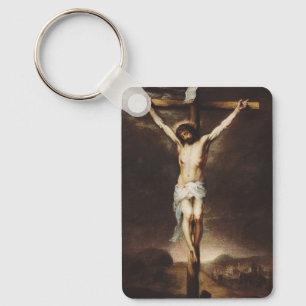 De Kruisiging door Bartolome Esteban Murillo Sleutelhanger