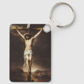 De Kruisiging door Bartolome Esteban Murillo Sleutelhanger (Achterkant)