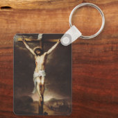 De Kruisiging door Bartolome Esteban Murillo Sleutelhanger (Achterkant)