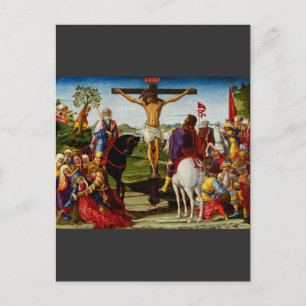 De kruisiging door Benvenuto di Giovanni Briefkaart