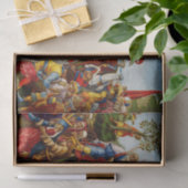 De kruisiging door Benvenuto di Giovanni Tissuepapier (Geschenk)