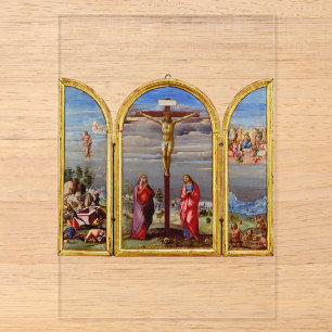 De Kruisiging door Francesco Granacci Acryl Uitnodigingen