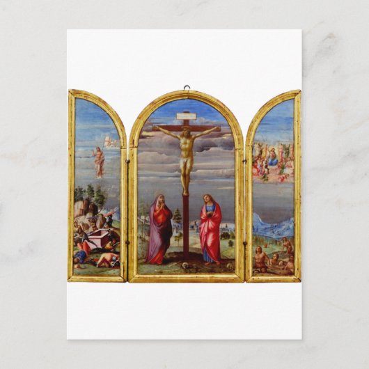 De Kruisiging door Francesco Granacci Briefkaart (Voorkant)