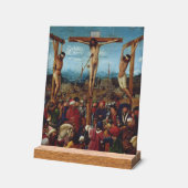 De Kruisiging door Van Eyck Acryl Bord (Hoek)