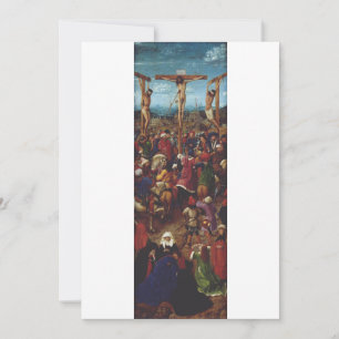 De Kruisiging door Van Eyck Bedankkaart
