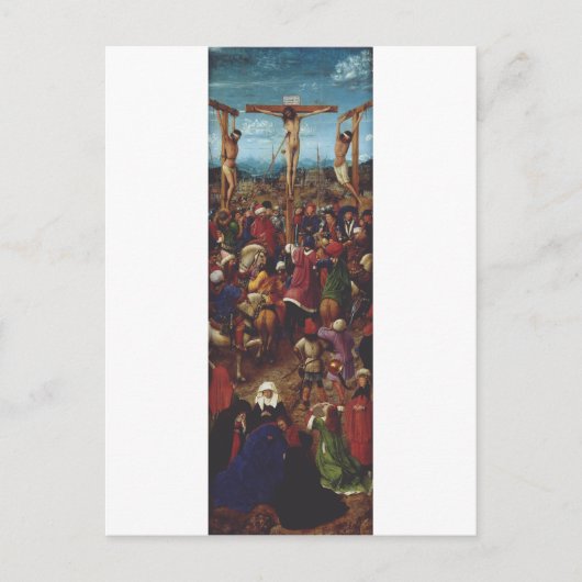 De Kruisiging door Van Eyck Briefkaart (Voorkant)